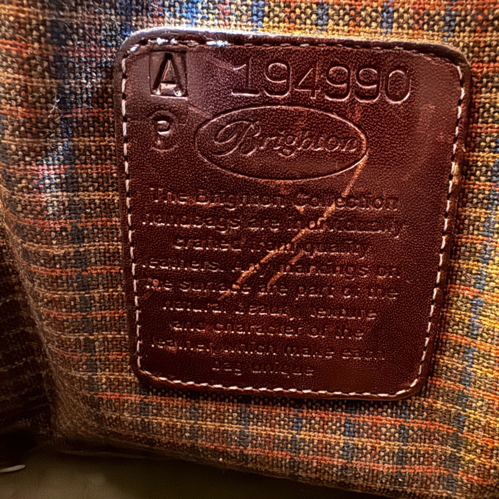Vintage Brighton Dark Olive Green Leather Shoulder‎ Bag - Picture 5 of 9